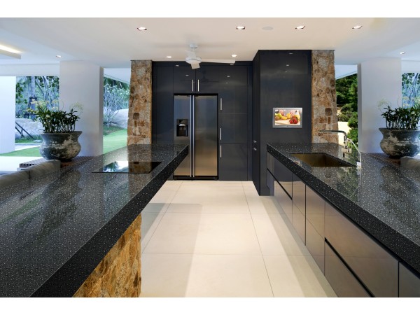 Quartz Stone PL6D Metallic Black